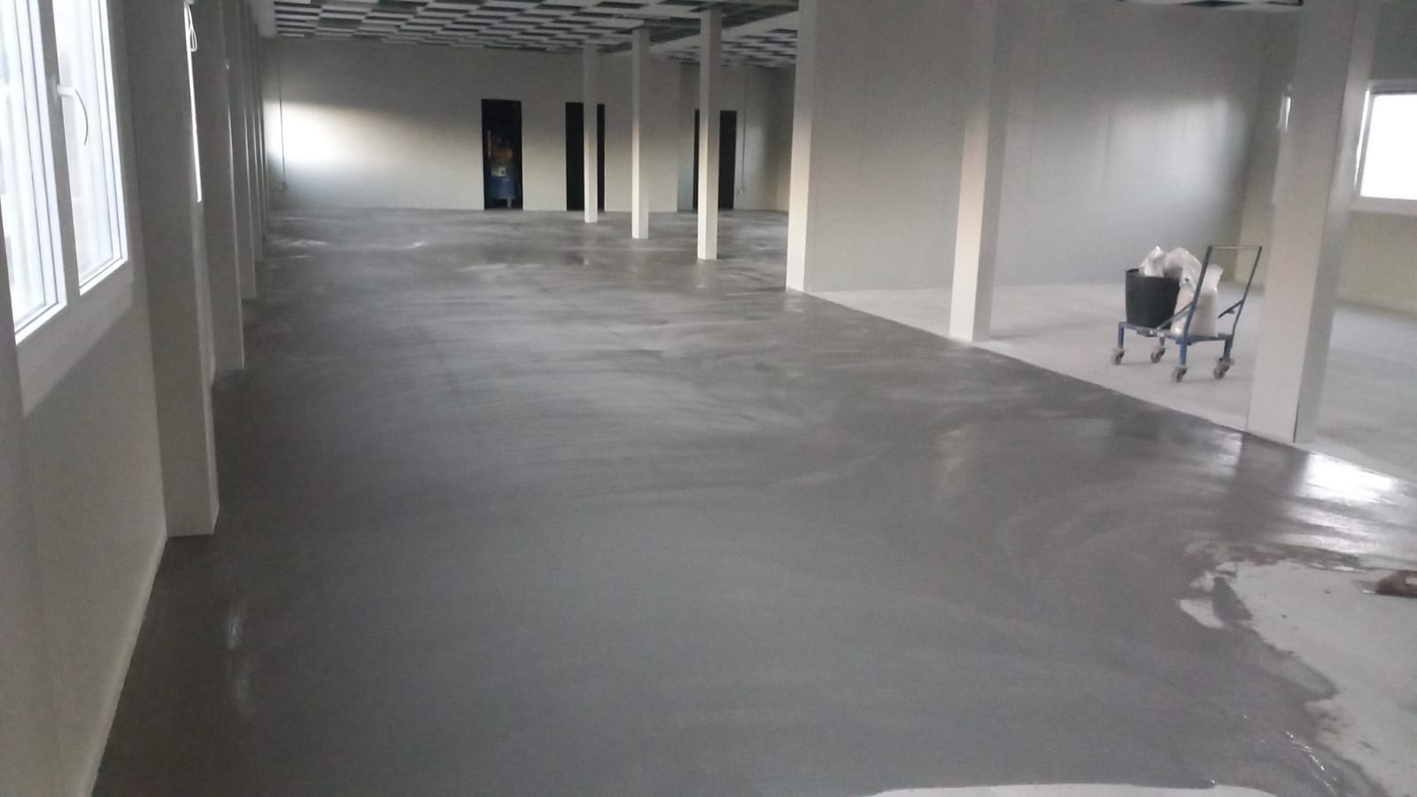 Self-leveling coating